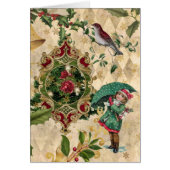 Vintage Weihnachtskarte (Vorne)