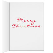 Vintage Weihnachtskarte (Innen (Rechts))