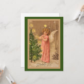 Vintage Weihnachtskarte 1910 Karte (Vorderseite/Rückseite Beispiel)