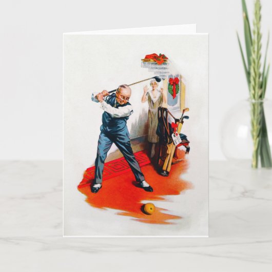 Vintage Weihnachtskarte 1925 Feiertagskarte (Vorderseite)