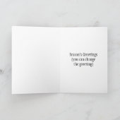 Vintage Weihnachtskarte #3 Feiertagskarte (Innenseite)