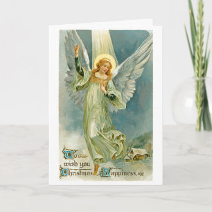 Vintage Weihnachtskarte #3 Feiertagskarte