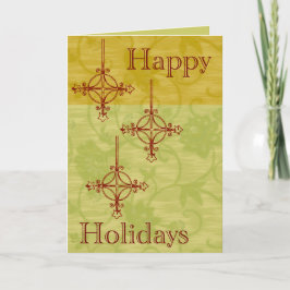 Vintage Weihnachtskarte 70er Jahre Feiertagskarte