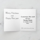 Vintage Weihnachtskarte Anpassen Feiertagskarte (Innenseite)