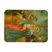 Vintage Weihnachtskarte aus der Edwardianischen Är Magnet (Horizontal)