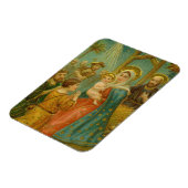 Vintage Weihnachtskarte aus der Edwardianischen Är Magnet (Linke Seite)