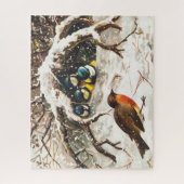 Vintage-Weihnachtskarte aus der viktorianischen Är Puzzle (Vertikal)