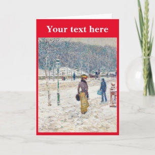 Vintage-Weihnachtskarte Dankeskarte