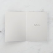 Vintage Weihnachtskarte Feiertagskarte (Innenseite)