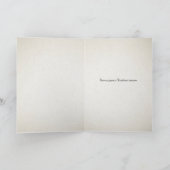 Vintage Weihnachtskarte Feiertagskarte (Innenseite)