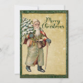 Vintage Weihnachtskarte Feiertagskarte (Vorderseite)