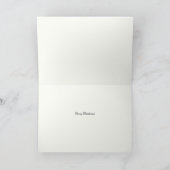 Vintage Weihnachtskarte Feiertagskarte (Innenseite)