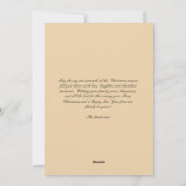 Vintage Weihnachtskarte Feiertagskarte (Rückseite)