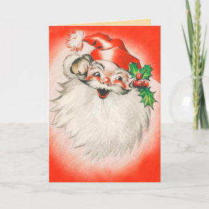 Vintage Weihnachtskarte Feiertagskarte