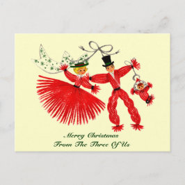 Vintage Weihnachtskarte Feiertagspostkarte