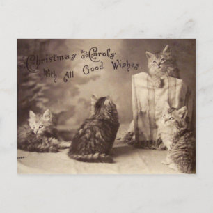 Vintage Weihnachtskarte Feiertagspostkarte