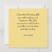 Vintage Weihnachtskarte für Madonna und Kind Dankeskarte (Rückseite)