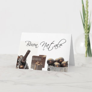 Vintage Weihnachtskarte Italiens Feiertagskarte