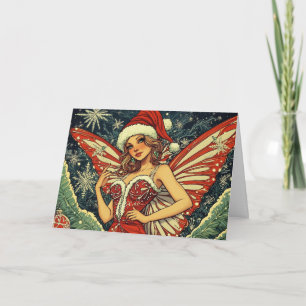 Vintage-Weihnachtskarte Karte