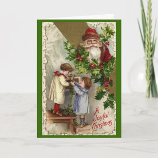 Vintage-Weihnachtskarte Karte