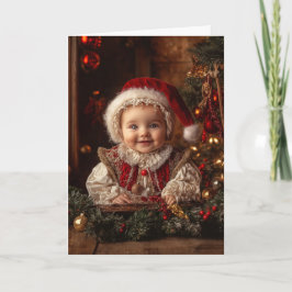 Vintage Weihnachtskarte Karte