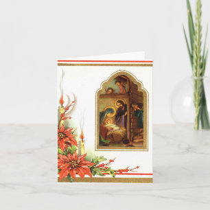 Vintage Weihnachtskarte Karte