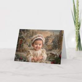 Vintage Weihnachtskarte Karte