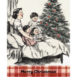 Vintage Weihnachtskarte Karte