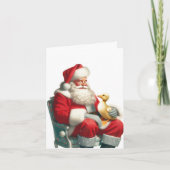 Vintage Weihnachtskarte Karte (Vorderseite)