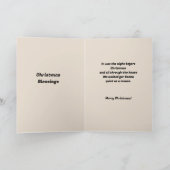 Vintage Weihnachtskarte Karte (Innenseite)