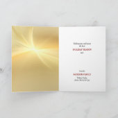 Vintage Weihnachtskarte Karte (Innenseite)