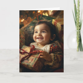 Vintage Weihnachtskarte Karte