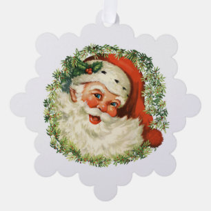 Vintage Weihnachtskarte Ornament Karte