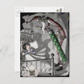 Vintage Weihnachtskarte Postkarte (Vorne/Hinten)