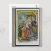 Vintage Weihnachtskarte Postkarte (Vorne/Hinten)