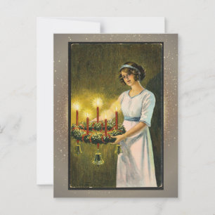 Vintage Weihnachtskarte Postkarte