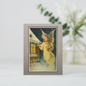 Vintage Weihnachtskarte Postkarte (Stehend Vorderseite)