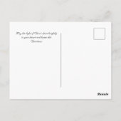 Vintage Weihnachtskarte Postkarte (Rückseite)
