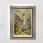 Vintage Weihnachtskarte Postkarte (Vorne/Hinten)