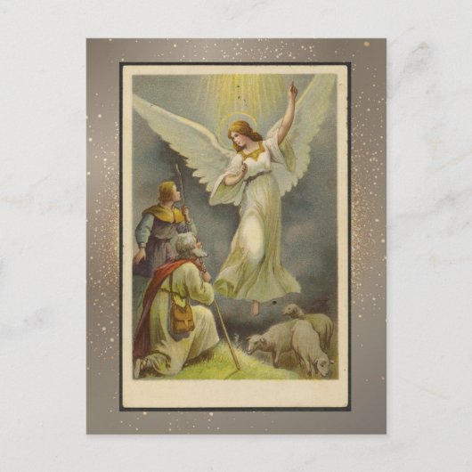 Vintage Weihnachtskarte Postkarte (Vorderseite)