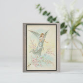 Vintage Weihnachtskarte Postkarte (Stehend Vorderseite)