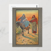 Vintage Weihnachtskarte Postkarte (Vorne/Hinten)