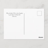 Vintage Weihnachtskarte Postkarte (Rückseite)