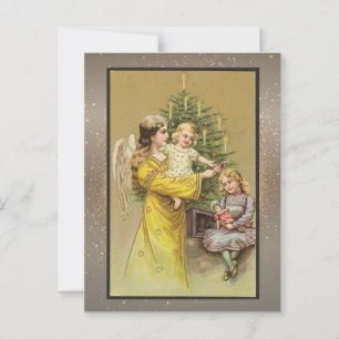 Vintage Weihnachtskarte Postkarte