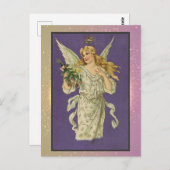 Vintage Weihnachtskarte Postkarte (Vorne/Hinten)