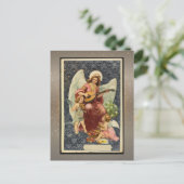 Vintage Weihnachtskarte Postkarte (Stehend Vorderseite)