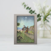 Vintage Weihnachtskarte Postkarte (Stehend Vorderseite)