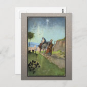 Vintage Weihnachtskarte Postkarte (Vorne/Hinten)