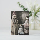 Vintage Weihnachtskarte Postkarte (Stehend Vorderseite)