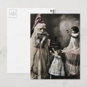 Vintage Weihnachtskarte Postkarte (Vorne/Hinten)
